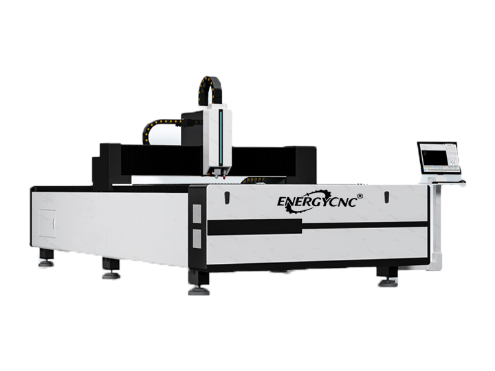 Combined fiber+CO2 laser cutter for cutting carbon steel and wood.